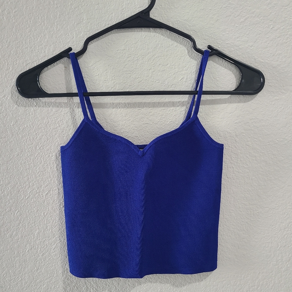 Express Royal Blue Knit Top